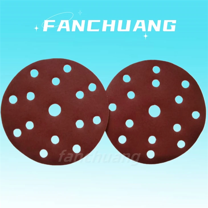 Hook And Loop Sanding Discs Sandpaper For Random Orbit Sander