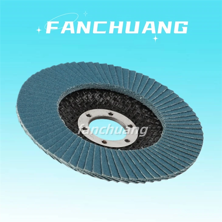 4-1/2 Inch 115mm Blue Abrasive Flap Wheel Zirconia Alumina Flap Disc