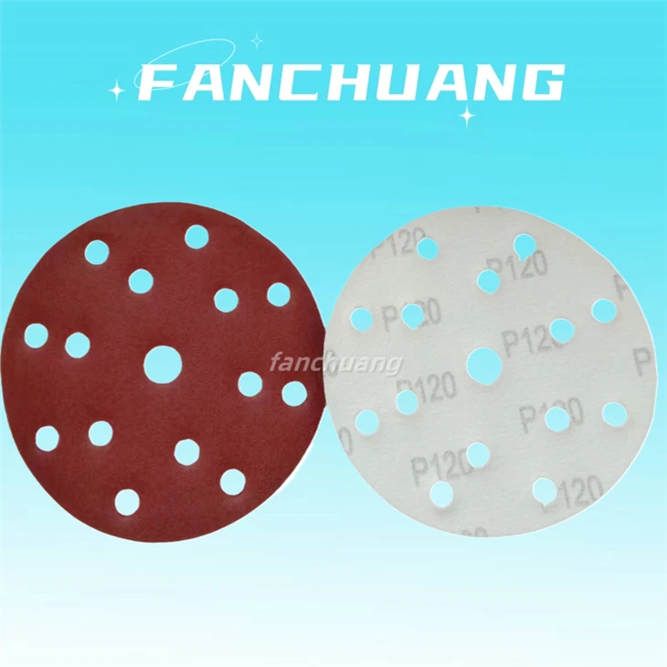 Alumina Flocking Sandpaper Sheet With Hole