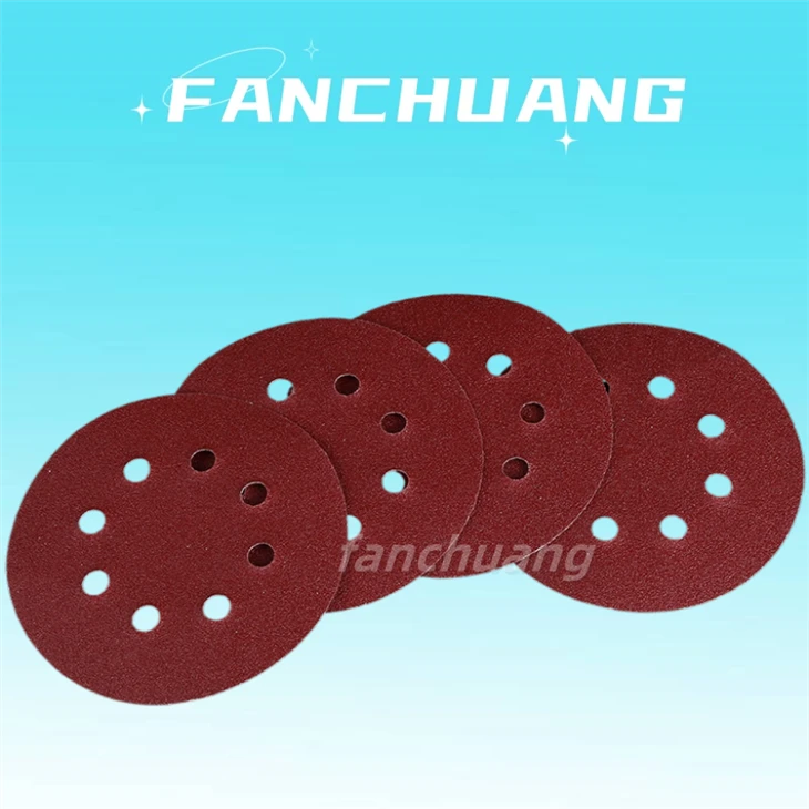 Self Adhesive Sandpaper Wet Sanding Discs 5 Inch 125mm 8Holes