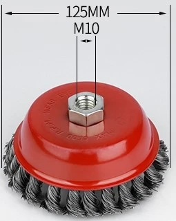 125mm Carbon Steel Wire Wheel Cup Brush