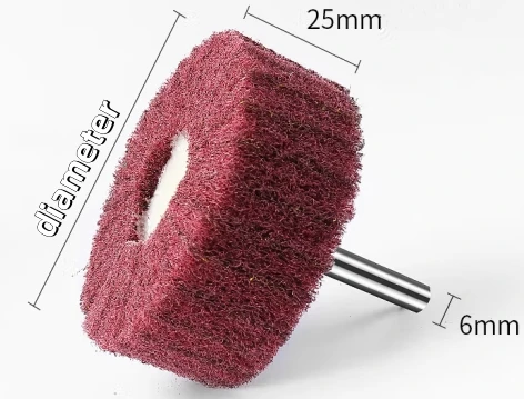 Spindle mounted non-woven flap wheel