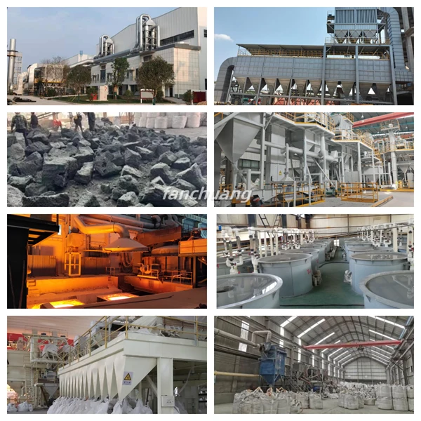 factory of green silicon carbide