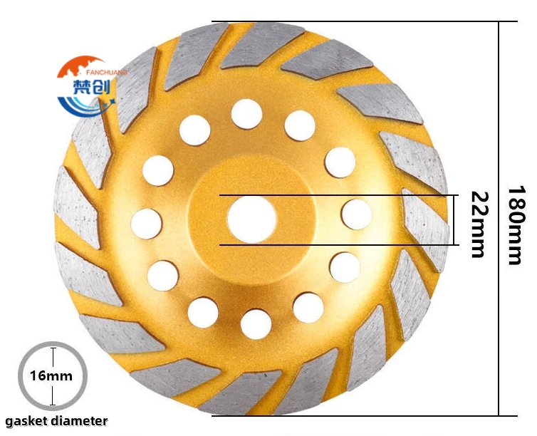 180mm diamond cup wheel